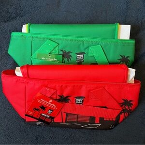 Trader Joe’s Mini Insulated Bags (Red and Green Set of 2)